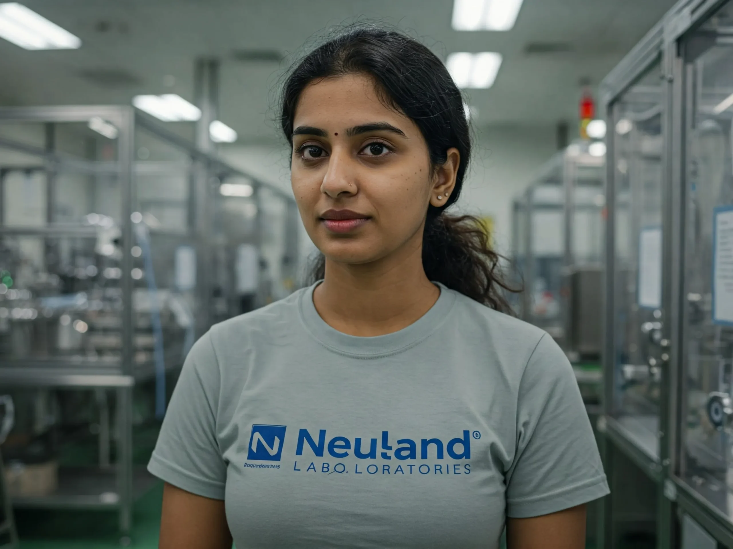 Neuland Laboratories company and woman works