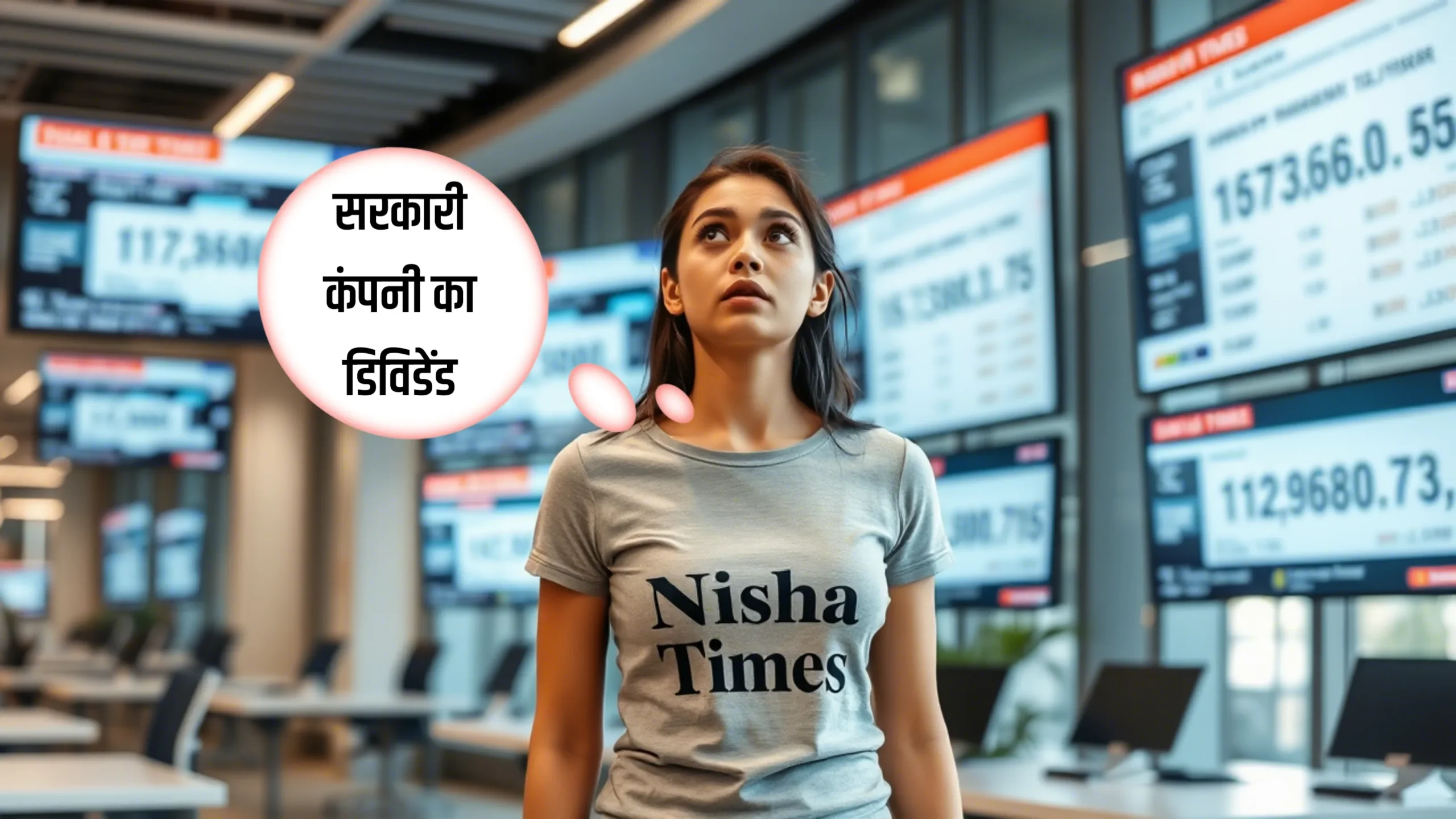 Woman Suprised by Dividend Stock News