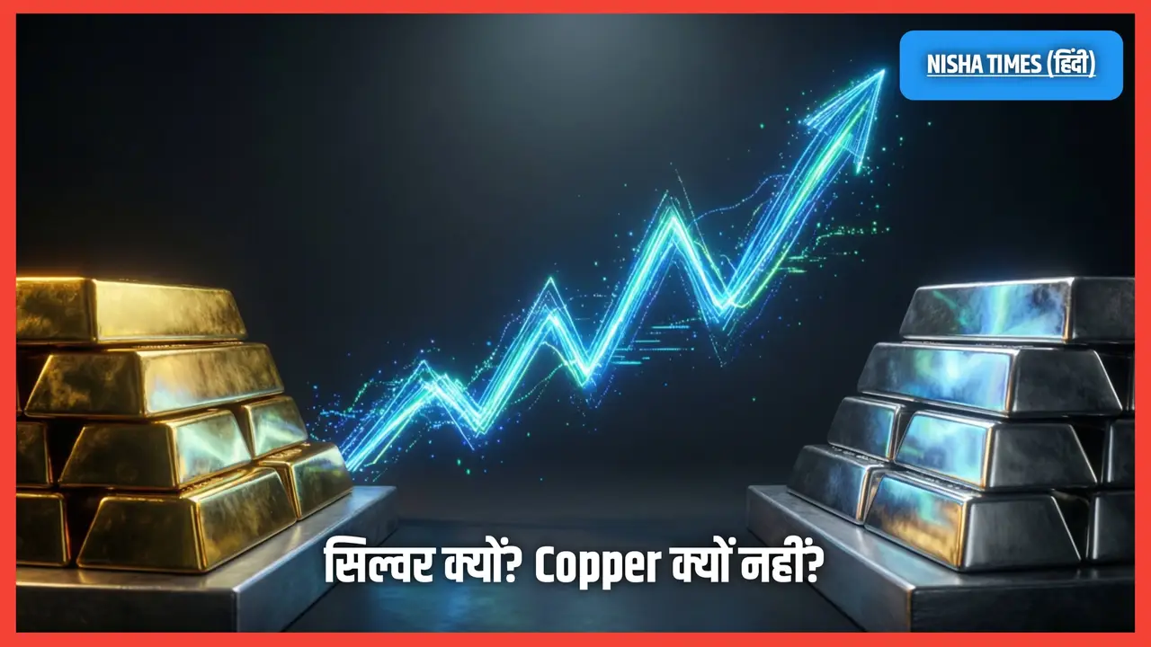 Silver metal investment analysis, AI Genrated image