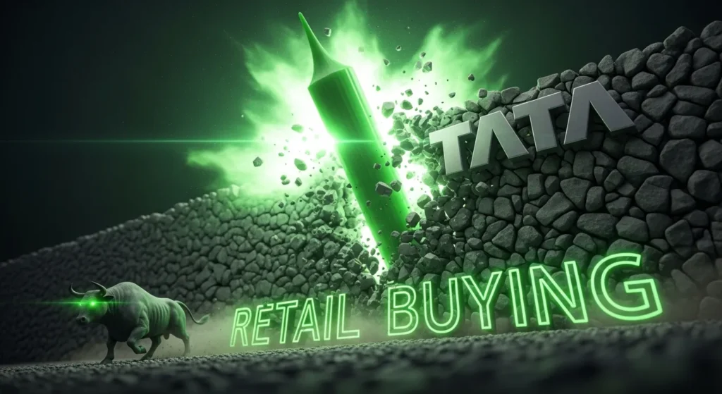 Retail buying Tata, bullish green bull