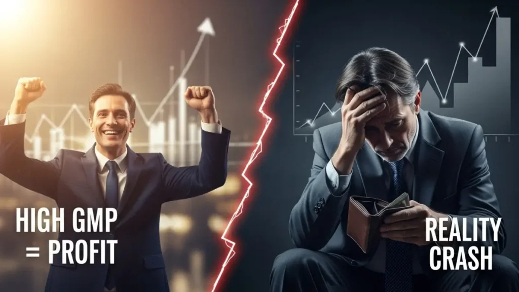 High GMP Profit vs Reality Crash
