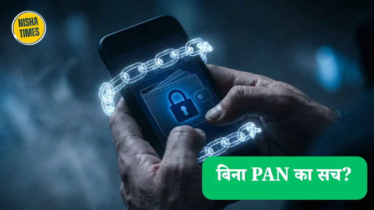 Crypto lock smartphone in hands