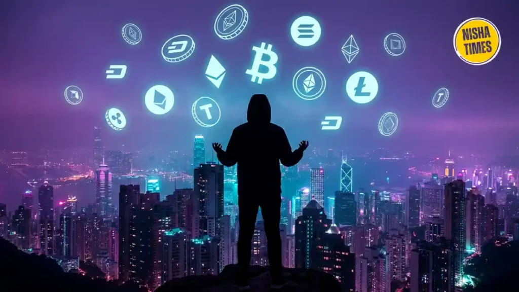 Different crypto and hidden dark person