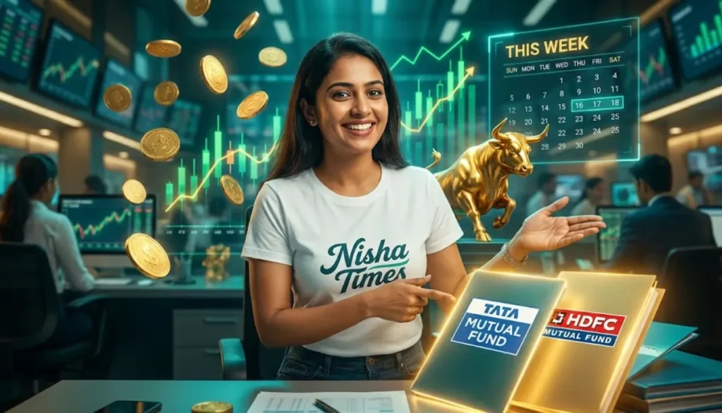 Woman, share market charts, big bull, tata hdfc mutual fund news