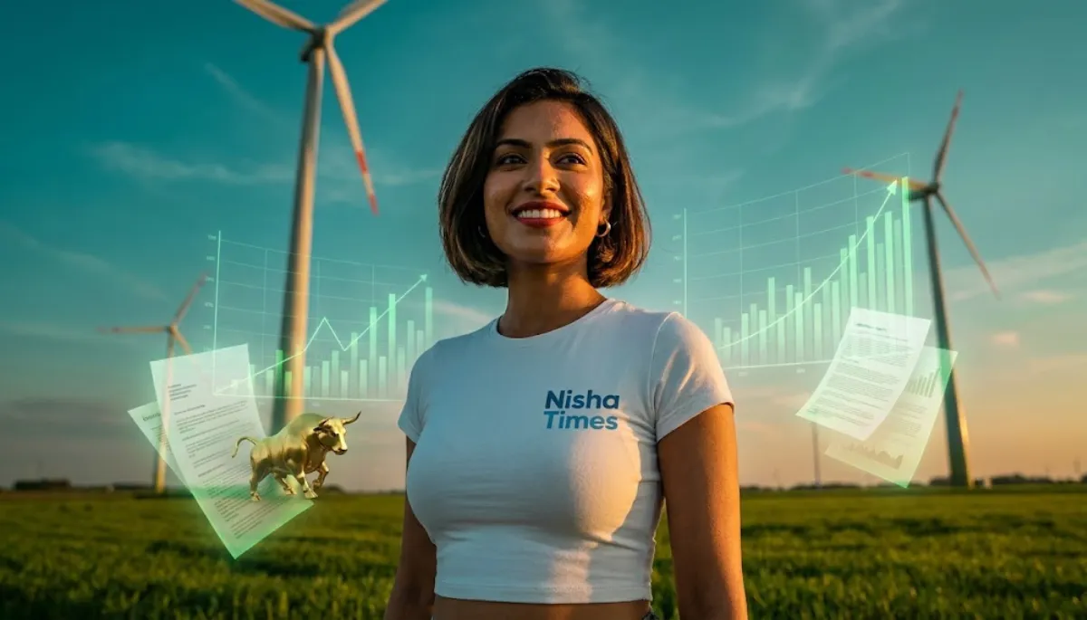 woman, suzlon turbines